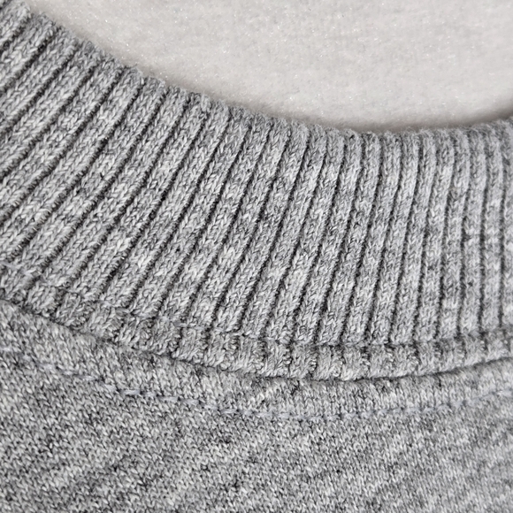 🎄 Diamond Supply Co EUC crop sweatshirt Large Ash grey - Picture 9 of 12